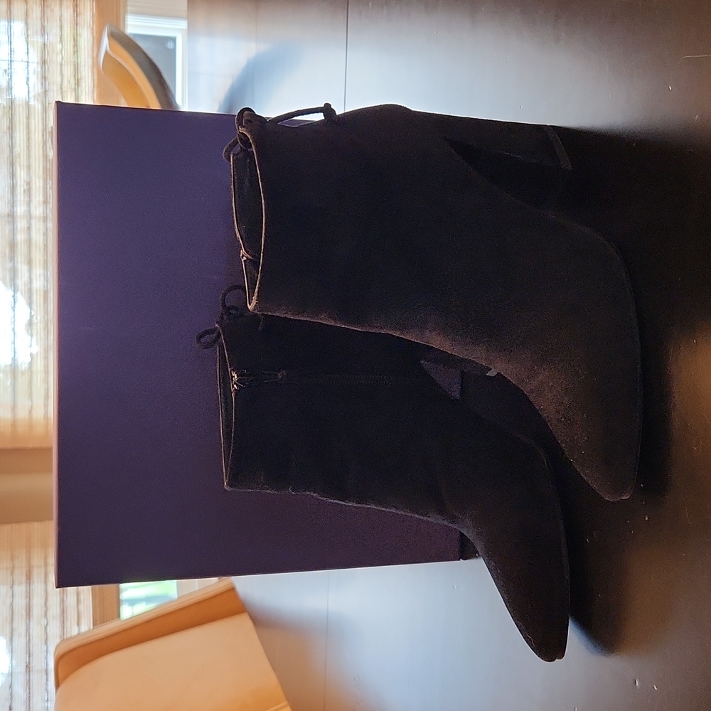 Stuart Weitzman Grandiose Suede Booties